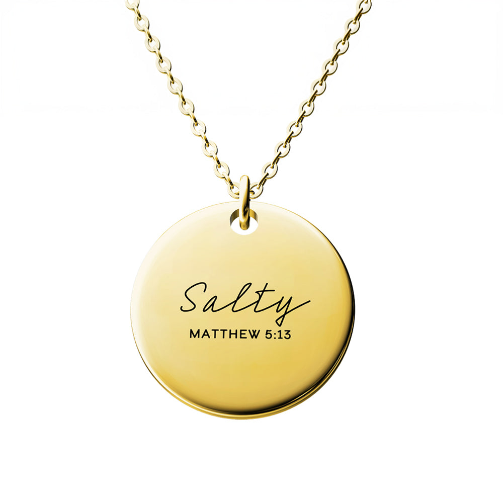 Salty Matthew 5:13 Necklace