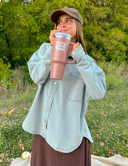 Faith Can Move Mountains 40 oz Tumbler