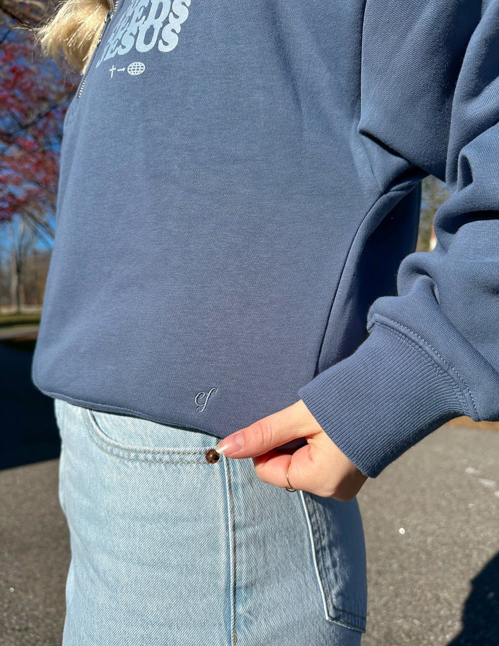 Our World Needs Jesus Women's Half-Zip